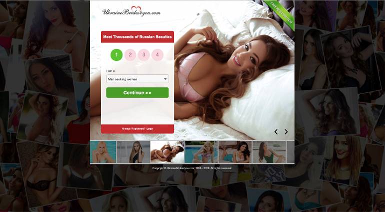 UkraineBrides4you site registration